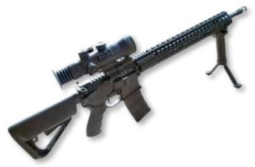 Image of Luna Optics Gen-3 3x54 Compact Special Purpose Night Vision Rifle Scope w/Illum Mil-Dot Reticle,L3 WP Tube,Black LN-SPRS-3-MINI-WP