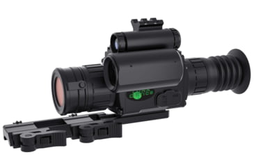 Image of Luna Optics Quantum Elite 3.5-21x35mm Digital Day/Night Riflescope, Integrated 1200m Laser Rangefinder, 4K Video Resolution, Black, LN-QE-RS35-LRF