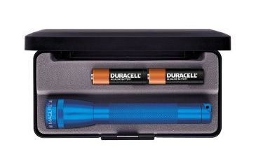Image of Mag Instrument 2 Cell AA Mini Maglite LED Flashlight, Presentation Box, Blue - SP22117