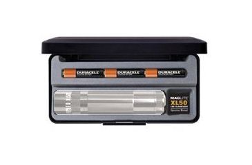 Image of Mag Instrument XL 50 LED Flashlight w/Strobe, Display Box, Silver S3107 