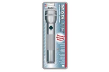 Image of MagLite Standard 2 Cell D LED Flashlight, Gray Pewter, Blister Pack, S2D096