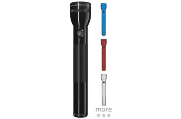 Image of MagLite 3 cell Flashlight, Black, Blue, Camo, Gray, Red, Silver