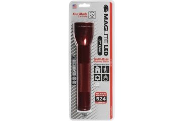 Image of Maglite LED 3d Generation 2-Cell D Flashlight, Blister Pack, Red, ST23036