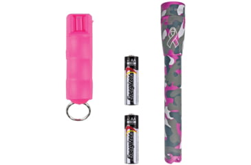 Image of Maglite Mini Pro 2 Aa-cell Led Flashlight &amp; Pepper Spray - SP2PUE6