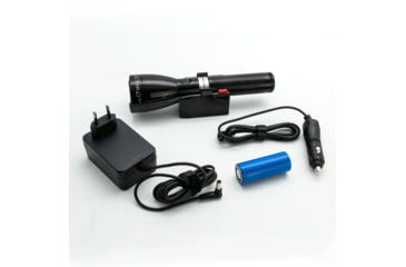 Image of ML150LRS Flashlight, LiFePO4 Battery, Charging Cradle, 12v Car Adapter
