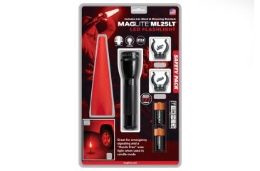 Image of Maglite Safety Pack ML25LT Light, BLACK, Mid Size ML25LT-J201G