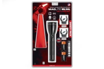 Image of Maglite Safety Pack ML50L Light, BLACK, Full Size ML50L-I201G
