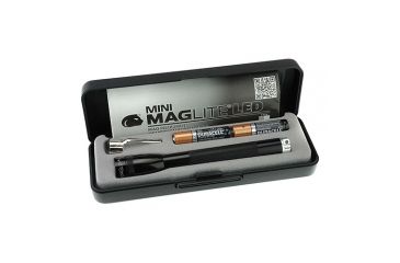 Image of Maglite Spectrum AAA Mini Mag Light-Warm White Light, BLACK, Small, P32SZ2