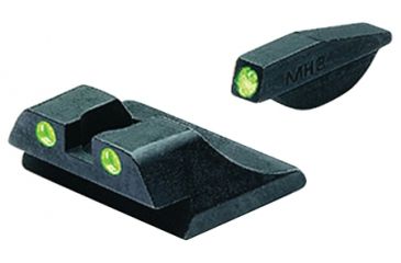 Image of Meprolight Self Illuminated Tru-Dot Fixed Night Sights For Ruger P89 Series Pistols Green/Green, 109903101