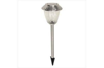 Image of Malibu Brushed Nickel Solar Walk Light - 8 Pk 8518-0104-08