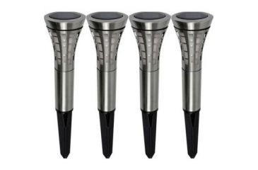 Image of Malibu Kendleton Collection Solar LED Bollards,Silver 8550-4322-04