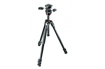 Image of Manfrotto 290 XTRA Alum Tripod Kit w/ 3W Head MK290XTA3-3WUS