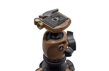 Image of Manfrotto Alpha S.H.O.T. Tripod Ball Head Kit Carbon, Brown, 1102739