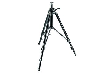 Image of Manfrotto Bogen Black Aluminum Pro Geared Tripod w/ Geared Column 475B