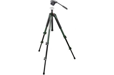 Image of Manfrotto Bogen Manfrotto 190XV View Aluminum Tripod + 701HDV Pro Video Head *No Bag* 701HDV-190XV