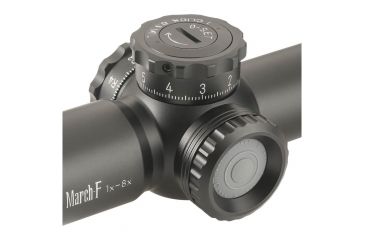 Image of March Scopes 1-8 x 24mm FFP Shorty Illuminated Rifle Scope FMC-1, Black MAR1089