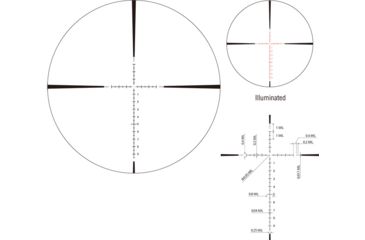 Image of March Scopes 3X-24X42, Tactical Turret Rifle Scope, Fml-1 Reticle, With Illumination, Black, NSN None, D24V42FIML-FML-1