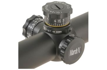 Image of March Scopes High Master 10-60x56mm Tactical Knob Rifle Scope MTR-5, Black MAR1095