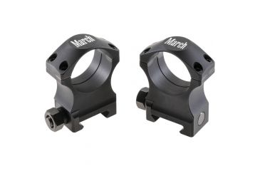 Image of Rifle Scope Rings 30mm 1.300", Black