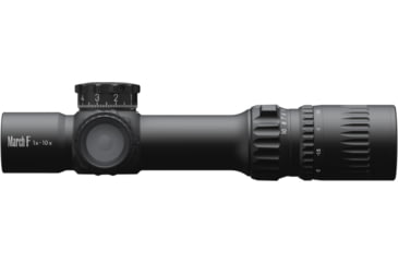 Image of March Scopes March-F Tactical 1-10x24mm LPVO 30mm Tube Rifle Scope, First Focal Plane, DR-TR1FB Reticle, Black, D10SV24FDIML-DR-TR1FB