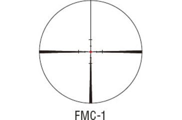 Image of March Scopes Normal Turret 1-10x24mm Shorty Rifle Scope, 30mm Tube, First Focal Plane, FMC-1 Reticle, Black, DE0489