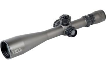 Image of March Scopes SFP MIL High Master Wide Angle Majesta 8-80x56mm Riflescope, W-Dot Reticle, Dark Grey, D80HV56WGRW-Dot