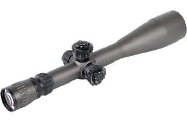 Image of March Scopes SFP MIL High Master Wide Angle Majesta 8-80x56mm Riflescope, W-Dot Reticle, Dark Grey, D80HV56WGRW-Dot