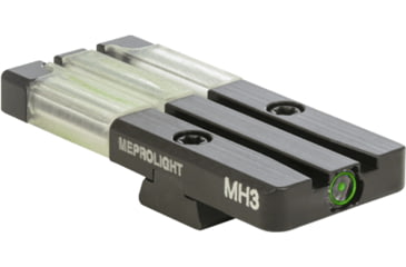 Image of Meprolight FT Bullseye Tritium Self-Illuminated Rear Night Sight, CZ P10, Green, 0631423108, 631423108