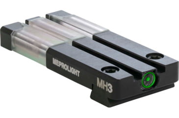Image of Meprolight FT Bullseye Tritium Self-Illuminated Rear Night Sight, Masada, Green, 0631123108