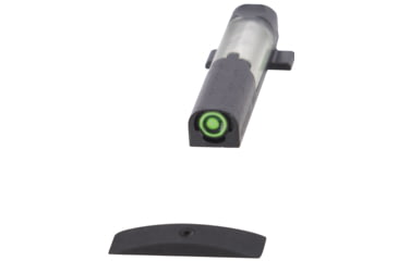 Image of Meprolight FT Bullseye Tritium Self-Illuminated Rear Night Sight, Iwi - Masada 9/Tactical/Slim, Black Green Bullseye, 632123108