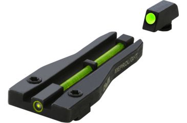 Image of Meprolight Glock Fiber-Tritium 1-Dot Night Front/Rear Sight Set, ML63180