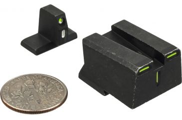 Image of Meprolight H&amp;K VP9 R4E SUP Night Sight, Green/Green Fixed Set, ML12228SUP