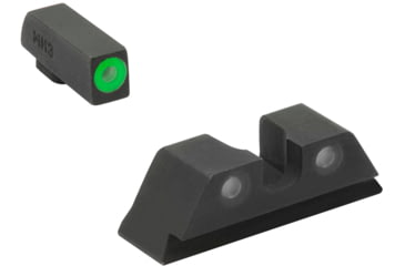 Image of Meprolight Hyper-Bright, Co-Witness Glock Standand Frame, Black Green Ring, 040224318011, 040224318011