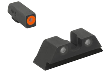 Image of Meprolight Hyper-Bright, Co-Witness Glock Standand Frame, Black Orange Ring, 040224318031, 040224318031