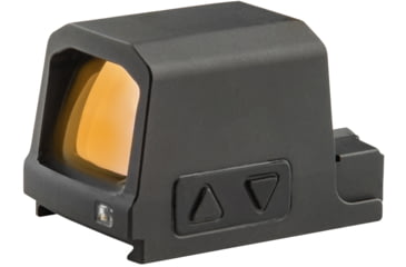 Image of Meprolight MPO Pro-S Closed Emitter Pistol Sight with RMSc/JPoint Footprint, Red, 3/33 Moa Bullseye, Black Red Reticle, 901141172