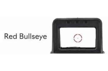 Image of Meprolight MPO-S Open Emitter Pistol Sight with RMSc/JPoint Footprint, Red, 3/33 Moa Bullseye, Black Red Reticle, 901141171, 901141171