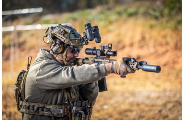 Image of Meprolight MVO 1-8x28mm 34mm Tube Rifle Scope, First Focal Plane, Etched Glass M1 MRAD, Black, 901245701