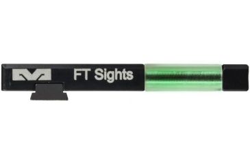 Image of Meprolight FT Bullseye Tritium Self-Illuminated Rear Night Sight, Smith &amp; Wesson M&amp;P Shield, Green Circle-Dot, 0631213108
