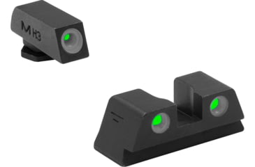 Image of Meprolight Self Illuminated Tru-Dot Fixed Snag Free Night Sight For Glock 42/43, Green/Green, ML10220, 102203131