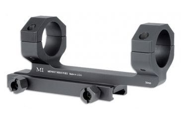 Image of Midwest Industries 1in Scope Mount, Black, MI-SM1.0