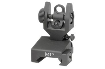 Image of Midwest Industries Top Mounted Deployable Rear Sight, Black, MCTAR -SPLP