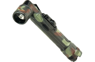 Image of MIL-TEC Small Anglehead LED Flashlight, 2AA, White, Flecktarn Camo, Small, 15143021