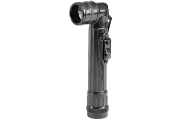 Image of MIL-TEC Large LED Anglehead Flashlight, 2D, White, Black, Large, 15143202