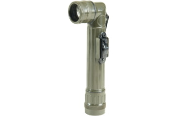 Image of MIL-TEC Large LED Anglehead Flashlight, 2D, White, OD Green, Large, 15143201