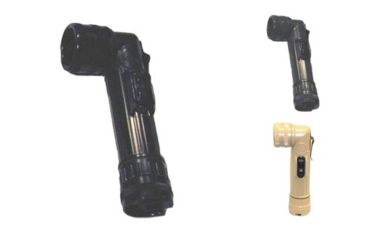 Image of Military Surplus Anglehead Flashlight, Black, OD Green, Tan