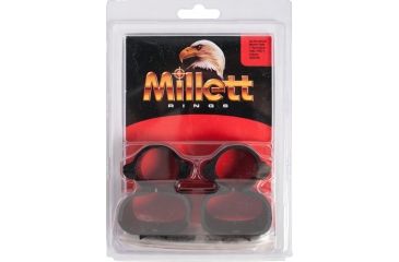 Image of Millett 1in See Thru Scope Rings, Matte, Remington 7400, 7600, 4, 6 SE00708