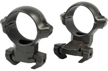 Image of Millett Angle-Loc Weaver Extension Rings, 1in, High, Matte Black - EX25004