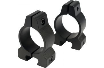 Image of Millett Vertical Split Rings, 1in, Medium, Matte, .22 Caliber - Clam Pack TP00709