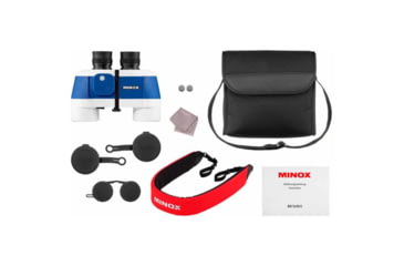 Image of Minox BN II 7 x 50mm Binoculars, Blue/White, 7x50, 62257