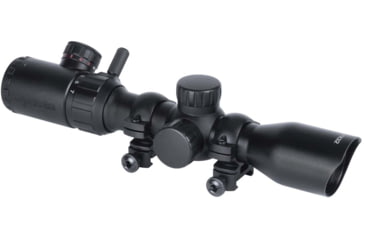 Image of Monstrum 2-7x32 Rifle Scope with Illuminated Range Finder Reticle, Black, S2732-R-RG